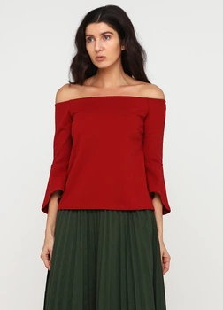 Блуза H&M S Бордовий 25-0776_01