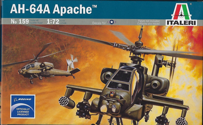 Збірна модель Italeri AH-64A Apache масштаб 1:72 (8001283801591)