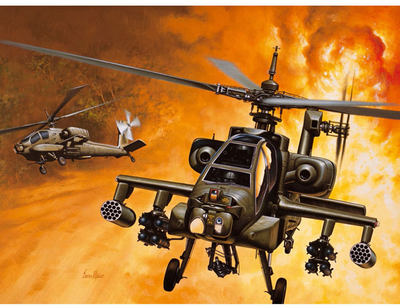 Model do składania Italeri AH-64A Apache skala 1:72 (8001283801591)