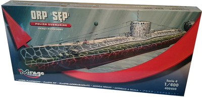 Model do składania Mirage Submarine ORP SEP skala 1:400 (5901461404084)