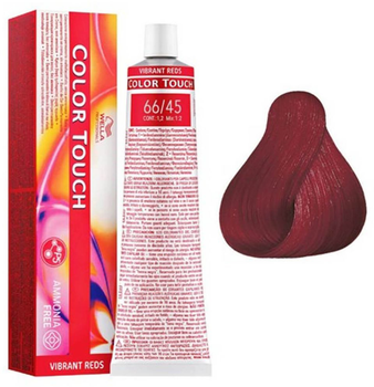 Фарба для волосся безаміачна Wella Professionals Color Touch Vibrant Reds 66/45 - Червоний оксамит 60 мл (8005610529349)