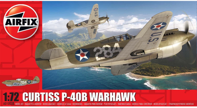 Збірна модель Airfix Curtiss P-40B Warhawk масштаб 1:72 (5055286671449)
