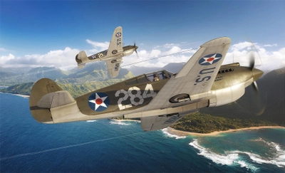 Model do składania Airfix Curtiss P-40B Warhawk skala 1:72 (5055286671449)