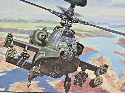Model do składania Italeri Apache Longbow AH-64D skala 1:72 (8001283800808)