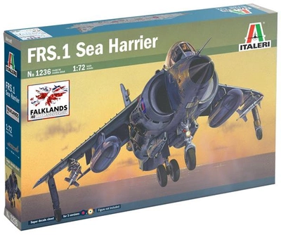 Збірна модель Italeri Sea Harrier FRS 1 масштаб 1:72 (8001283012362)