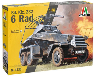 Збірна модель Italeri Sd Kfz 230 6 Rad масштаб 1:35 (8001283064330)