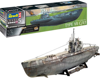 Model do składania Revell German Submarine Type VII C/41 skala 1:72 (4009803051635)