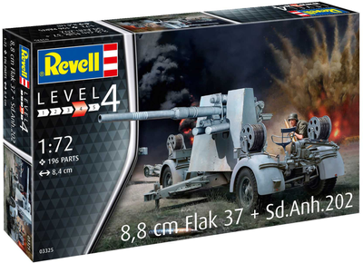 Збірна модель Revell Flak 37 Sd Anh 202 масштаб 1:72 (4009803033259)
