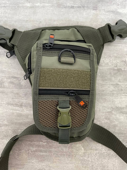 Сумка тактична поясна на ногу Tactical Bag Хакі