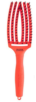 Szczotka Olivia Garden Fingerbrush Combo Medium Neon Orange (5414343016355)