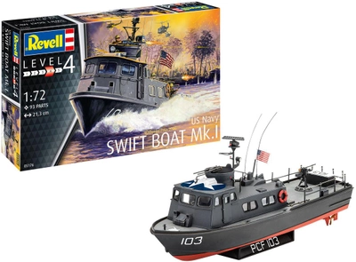 Збірна модель Revell US Navy Swift Boat Mk I масштаб 1:72 (4009803051765)