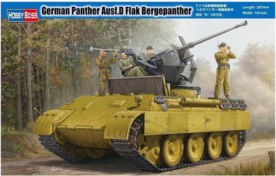 Збірна модель Hobby Boss Panther Ausf D Flak Bergepanther масштаб 1:35 (6939319224927)