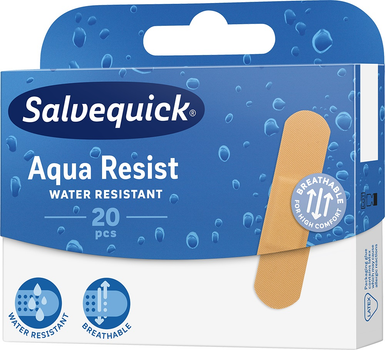 Plastry Salvequick Aqua Resist wodoodporne 20 szt (7310616042268)