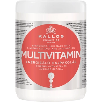 Maska do włosów Kallos Multivitamin Energising Hair Mask 1000 ml (5998889512064)