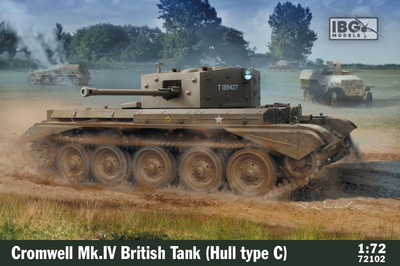 Збірна модель IBG Cromwell Mk IV British Tank Hull Type C масштаб 1:72 (5907747901926)