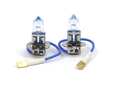 Лампа галогеновая H3 12V55W Super Vision Ultra +100% (комплект, пластиковый бокс 2шт) SL3003 Shafer