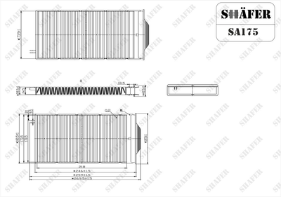 Фильтр салонный Renault Megane 02-08 SA175 SHAFER