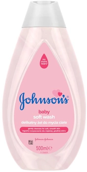 Żel do mycia ciała dla dzieci Johnson & Johnson Johnson's Baby delikatny 500 ml (3574669908955)