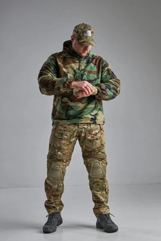 Куртка тактическая Анорак Sturm Mil-Tec Combat Winter камуфляж вудланд Германия M