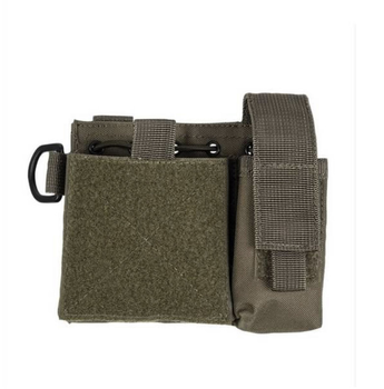 Тактична сумка-підсумок Sturm Mil-Tec Admin pouch Molle system Small 15 x 12 x 3 см. Olive олива