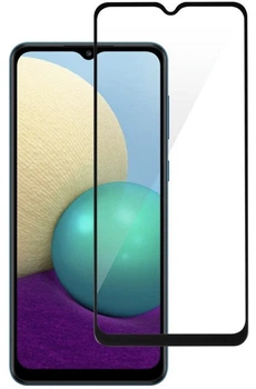 Защитное стекло 5D на весь экран для Samsung A03/A03S/A03 Core Black