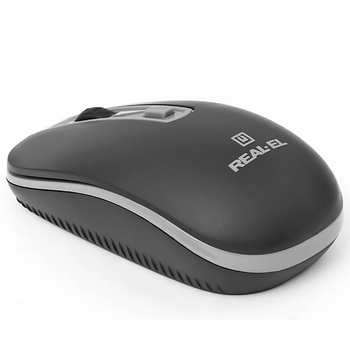 Мышка REAL-EL RM-303 Wireless Black/Grey USB UAH