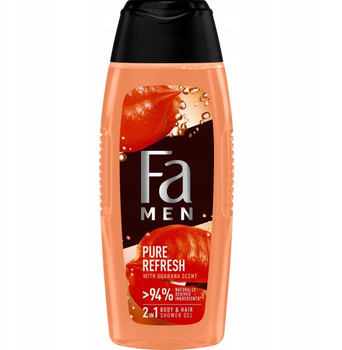 Żel pod prysznic dla mężczyzn 2 in 1 Fa Men Pure Refresh relax 250 ml (9000101627541)