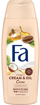 Żel pod prysznic Fa Cream and Oil o zapachu masła kakaowego 250 ml (9000100504287)