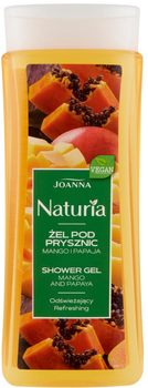 Гель для душу Joanna Naturia освіжаючий манго і папайя 300 мл (5901018001537)