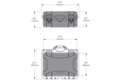 Кейс 918 case з піною - Graphite