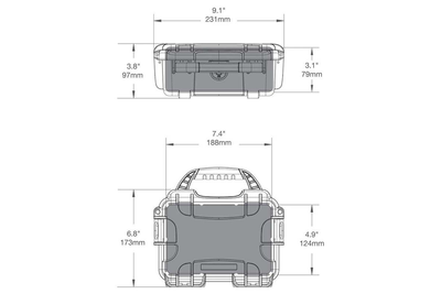 Кейс 904 case - Black