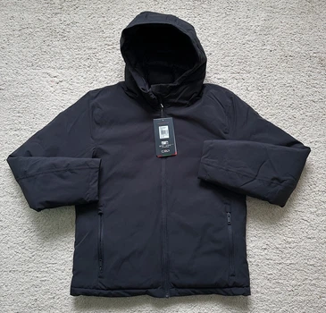 Мужская куртка CMP Man Jacket Fix Hood 33K3827-U901 56 (3XL) черная (11910040)