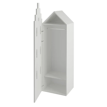Гардеробный детский шкаф-домик Амстердам Little Room Little Room Baby House белый (WFR-000003)