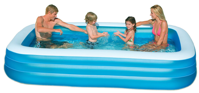 Надувний басейн Intex Family Pool 305 x 183 x 56 см Блакитний (658484) (6941057458847)
