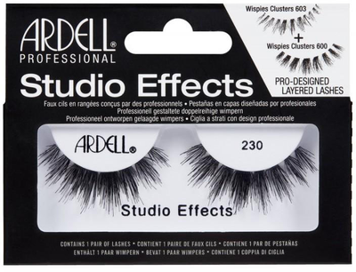 Rzęsy sztuczne Ardell Studio Effects 230 Black (74764664808)