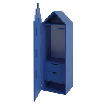Шкаф домик Амстердам для вещей Little Room Little Room Baby House синий (SIN-44352-7)