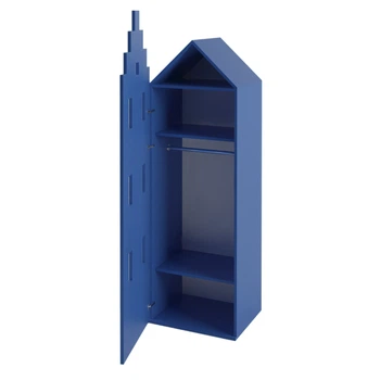 Детский шкаф Амстердам для хранения вещей Little Room Little Room Baby House синий (SIN-44352-4)