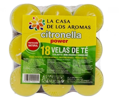 Podgrzewacze La Casa de los Aromas Citronella o zapachu trawy cytrynowej 18 szt (8428390044015)
