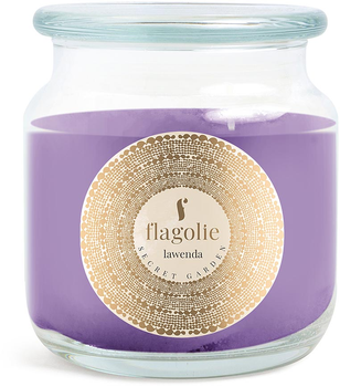 Ароматична свічка Flagolie Secret Garden Lavender 400 г (5907471932999)
