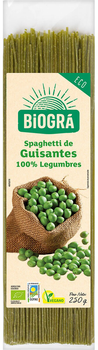 Makarony Biogra Pea Spaghetti Bio 250 g (8426904173626)