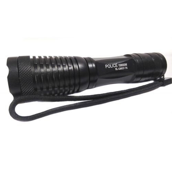 Тактический стволовый фонарик POLICE BL-Q8837-T6 8800 mAh 1000 Lm черный