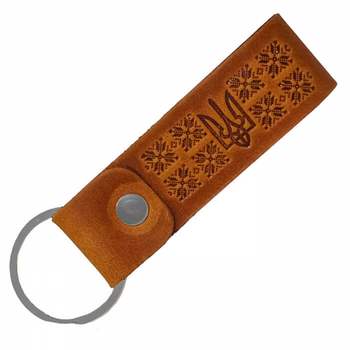 Брелок шкіряний Герб з вишиванкою Kuvi 137566 - Keychain