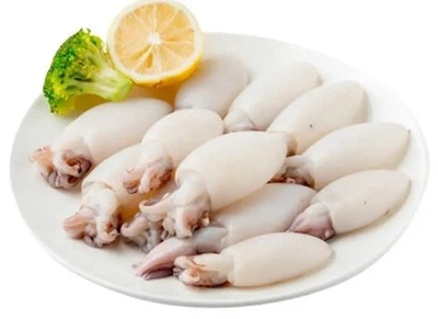 Каракатиця baby чищена, 40-60шт/кг 20% глазур