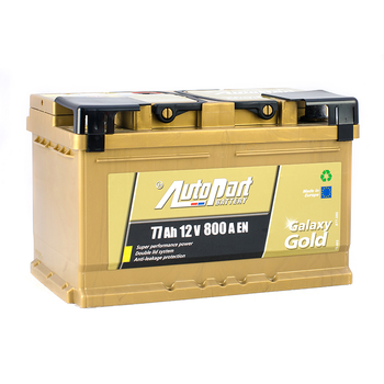 Аккумулятор AutoPart Galaxy Gold 77 Ah/12V "0" (+ справа)