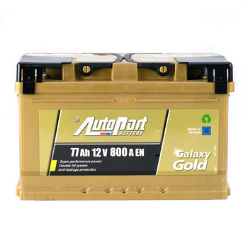 Аккумулятор AutoPart Galaxy Gold 77 Ah/12V "0" (+ справа)