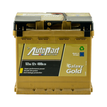 Аккумулятор AutoPart Galaxy Gold 52 Ah/12V "0" (+ справа)