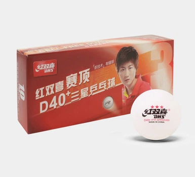 DHS D40+ 3 stars ITTF Approved — Мячи для настольного тенниса 10 штук