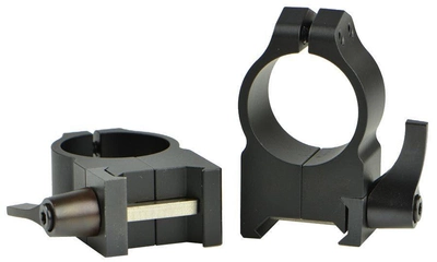 Кольца быстросъемные Warne Maxima Quick Detach Ring. d - 25.4 мм. High. Weaver/Picatinny