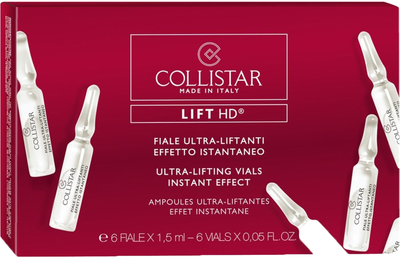 Ампули з ліфтинг ефектом Collistar Lift HD Ultra Lifting Vials Instant Effect 6 x 15 мл (8015150247085)