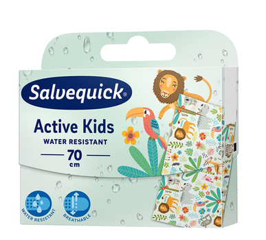 Пластырь Salvequick Active Kids для детей 70 см (7070866033811)